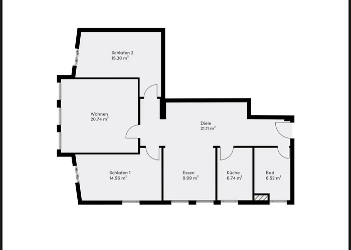 Kaza Guesthouse, Centrally Located 2 & 3 Bedroom In Lägenhet Augsburg